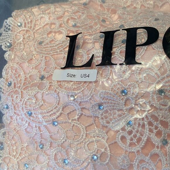 Women’s Satin & Lace Halter Short Prom Party Dress 2 Pieces Size 4 NWT - Picture 13 of 13